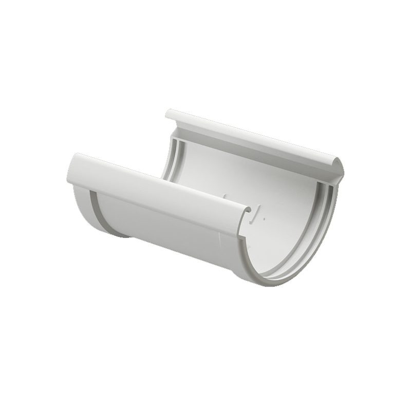 Соединитель желоба Docke LUX D141 Пломбир RAL9003