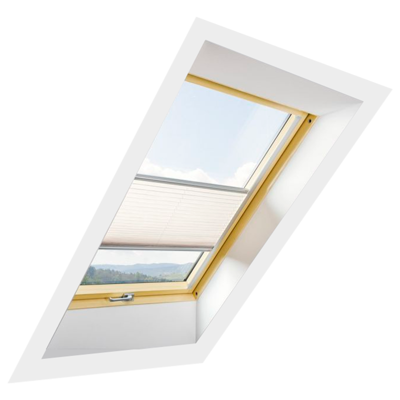 Штора плиссированая Fakro 78x118 APS New Line Белый