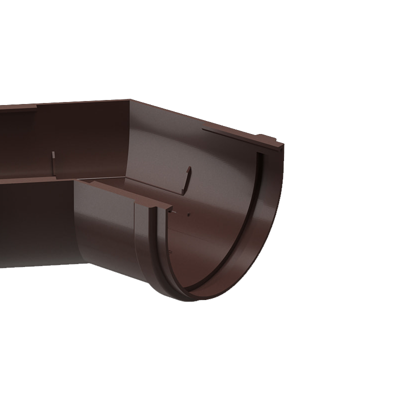 Угол желоба универсальный 135° Docke PREMIUM D120 Шоколад RAL8019