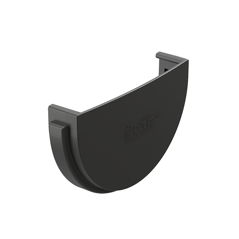 Заглушка желоба Docke STANDARD D120 Серый RAL7024
